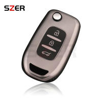 Funda De Llave De Coche TPU Para Renault Kadjar Captur Megane Sandero Stepway Logan Clio 5 Arkana 2020-2023 Kwid 2023 Cubierta Flip Key - details 3