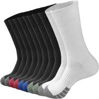 10 Pares De Calcetines Largos Para Hombres Y Mujeres En Colores Negro Y Blanco Estilo Deportivo Para Otoño E Invierno - details 0