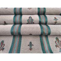 Cortina alpujarreña decorativa 140x260 cm con diseño flor de lis Verde – Tejido jacquard de algodón y poliéster con dibujo permanente – Estilo rústico para casas de pueblo, cocinas, patios y salones – Fabricada en España – OEKO-TEX - details 1