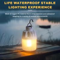 Lámpara LED Portátil Recargable USB Para Exteriores Emergencias Pesca Camping Patio Porche Jardín Iluminación Con Gancho - details 10