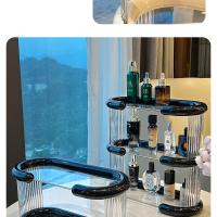 Estante De 3 Niveles De Acrílico Organizador De Maquillaje Para Baño Y Cocina Estuche De Almacenamiento Transparente Para Display De Muñecas - details 17