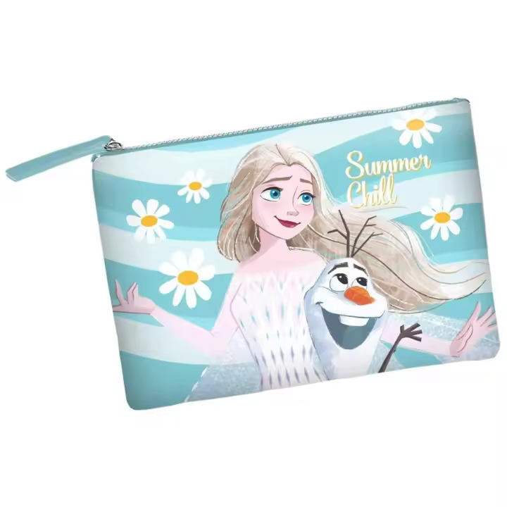 Neceser Frozen, Bolsa de Aseo Frozen, Licencia Oficial 100%, Color Azul, 30,5 x 22,5 x 2 cm, Karactermania - Kiglam - 1