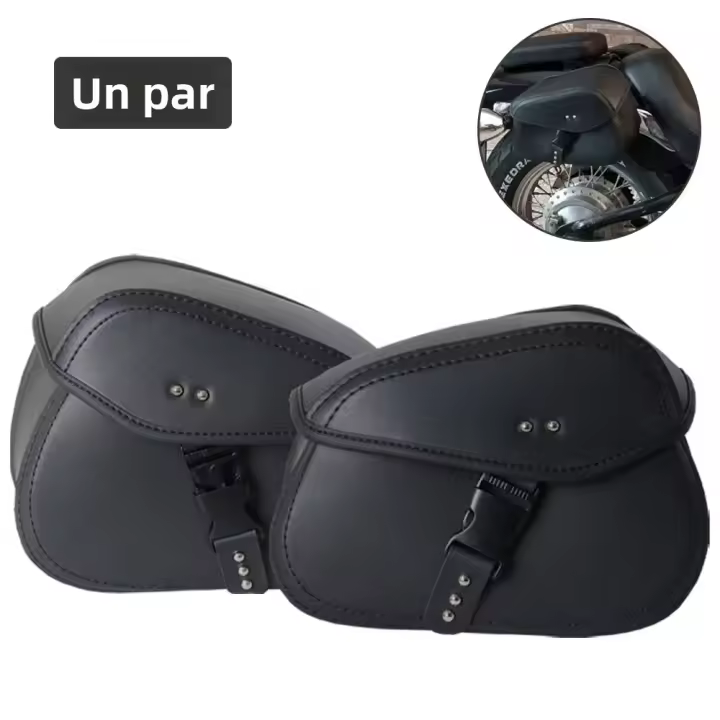 Bolsas De Sillín Universales Para Motocicleta Almacenamiento De Herramientas Y Luggage Bolsa De Atrás Para Honda Yamaha Suzuki Harley 883 - 1