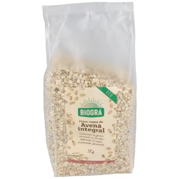 Copos De Avena Finos Integrales 1Kg. Bio - 1