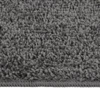 vidaXL Alfombra peluda antideslizante 160x230 cm Color Gris oscuro,  Gris claro,  Crema y mas Alfombras de área  Alfombra de Piso para Sala de Estar Dormitorio Habitación Salón - details 0