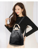 Nueva mochila multifuncional, bolso de mujer, mochila pequeña coreana, bolso de hombro multifuncional, bolso de pecho, mochila de color a juego - details 6