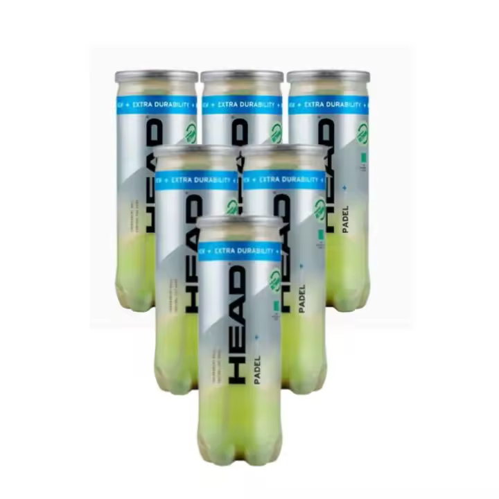 6 BOTES PELOTAS HEAD PRO+ 24/25, bolas de excelente control gracias a una pared más delgada con un núcleo fabricado con una nueva fórmula que garantiza el mantenimiento de la presión durante un mayor tiempo. - 1