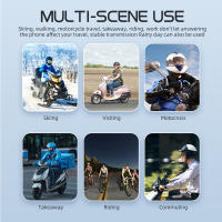 2xintercomunicador Casco Moto Bluetooth para Motocicletas con Auriculares y Asistente de Voz - details 6