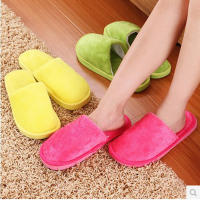 Zapatillas De Casa Para Mujer Invierno Cómodas Y Térmicas Plush Antideslizantes Corduroy Interior Suave Zapatos De Interior Unisex - details 2