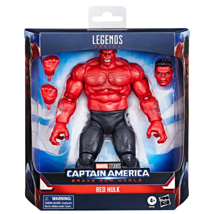 Figura Red Hulk Brave New World Capitan America Marvel 15cmFigura  Coleccionable - Idea de Regalo- Mercancia Oficial - Juguetes para Niños y Adultos - Movies Fans - Muñeco para Coleccionistas y Exposición - 1