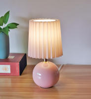 Lámpara De Mesa Contemporánea De Cerámica Para Dormitorio Lámpara De Noche Para Niñas Y Adolescentes Luz Caliente Lavable - details 16