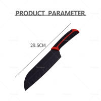 Cuchillo de cocinero profesional para cortar todo tipo de alimentos. Hoja con mango ergonómico de acetal - details 5