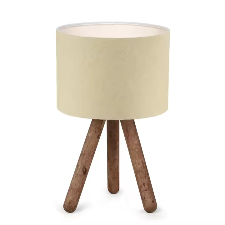 Lámpara de sobremesa WELLHOME - Beige, 19x15x32 - 1