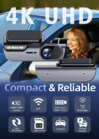 Cámara DVR De Coche UHD 4K 3840x2160P Con WIFI Grabador De Video De Conducción Monitor Nocturno Black Box 24 Horas Vigilancia - details 0