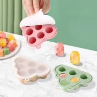 2pcs/1pc Mini Molde De Frutas Y Verduras Para Congelador Con Tapa Placa De Alimentos De Silicona Para Alimentador De Leche Materna Y Dientes - details 1