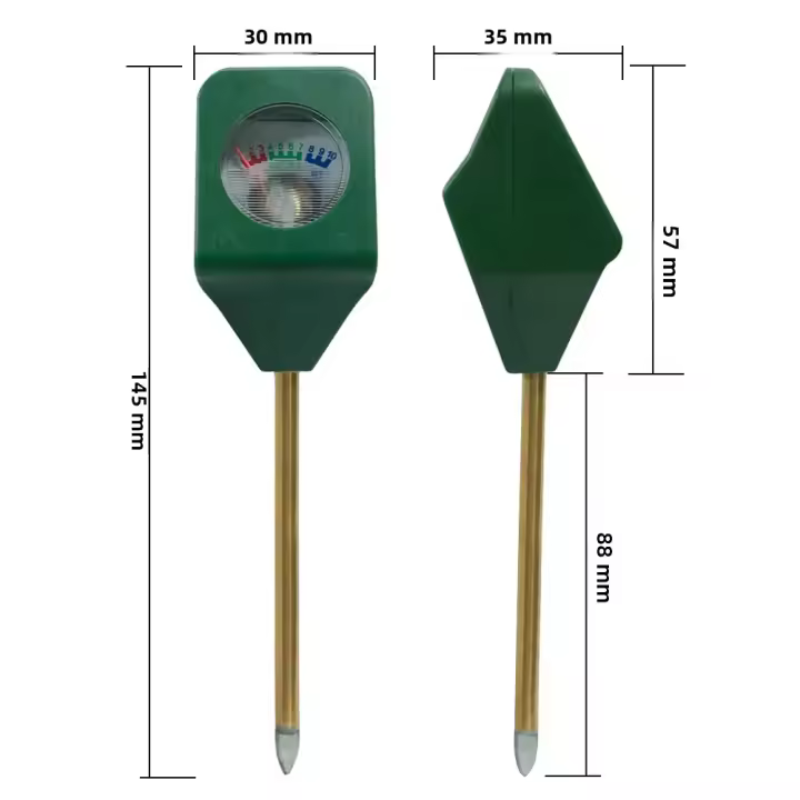 Medidor De Humedad Y Temperatura Del Suelo PH 3 En 1 Para Jardinería Lawn Farming Con Pantalla LCD Herramienta Digital Para Plantas - 1