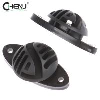 10pcs Aisladores De Valla Para Caballos Y Ganado Accesorios Electrónicos De Valla Hemisféricos Material Plástico Color Negro - details 0