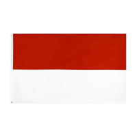 Bandera De Monaco Hesse Mc IDN Indonesia 90x150 Cm Material Polyester Estilo Colgante Uso Decorativo Personalizado - details 0