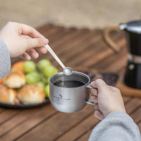Taza De Café Y Té De Titanio Boundless Voyage Doble Pared Ultraligera Y Duradera Para Viajes Portátil Ti3086D - details 4