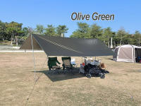 Toldo Para Camping Impermeable Sombrilla De Playa Para Turistas Canopy De Jardín Cubierta Solar Ultraligera Refugio Solar Exterior - details 24
