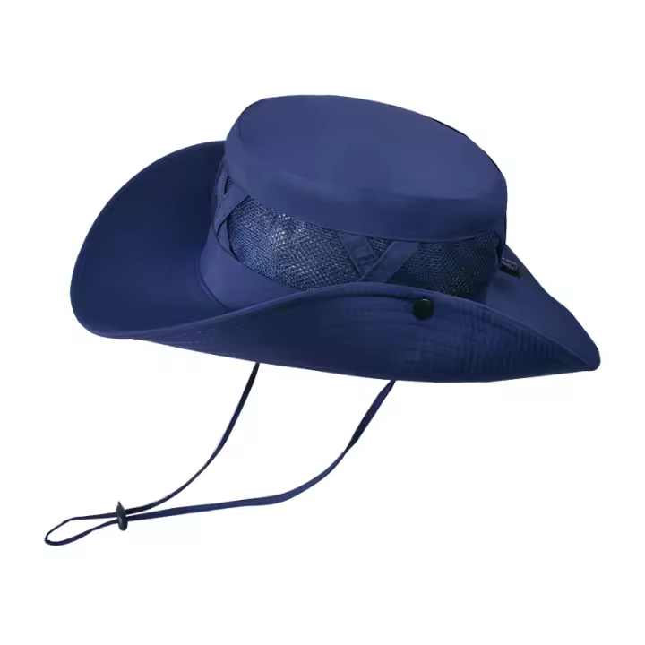 Sombrero De Pescador Xinbaoguan Para Hombres 100% Nylon Protección Solar Transpirable Gran Sombrilla Verano Casual - 1