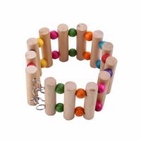 Juguetes Para Mascotas Pequeñas Escalera De Madera Para Hamster Juguete De Aire Para Periquito Guineapig Chinchilla Seesaw Deportes - details 2