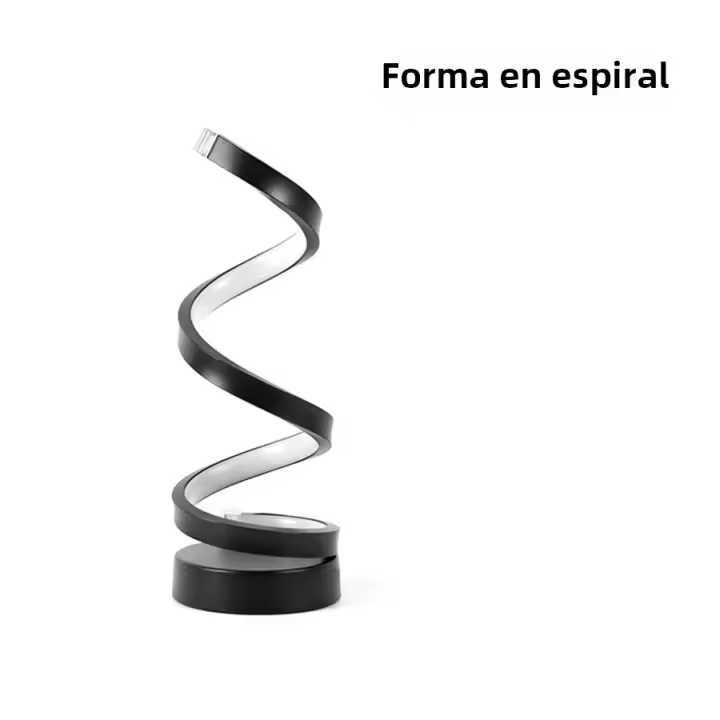 Lámpara De Mesa LED Moderna Creativa Y Con Control Remoto Luz De Escorio Tridimensional 3 Colores Ajustable Para Decoración De Dormitorio Sala De Estar Oficina Luz De Noche - 1