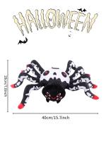 Muñeco De Tela De Halloween Araña Y Esqueleto Terrorífico Juguetes De Peluche Para Niños Decoración De Halloween Relleno De Algodón PP Tamaño 40cm Unisex - details 2