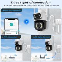 Cámara De Seguridad BESDER 8MP PTZ Wifi Exterior Visión Nocturna Doble Pantalla Detección De Humanos CCTV IP Protección 4MP - details 11