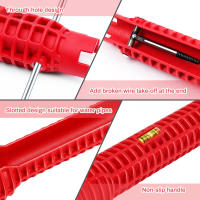 Llave De Fregadero Y Grifo Multifuncional 8 En 1 Con Mango Antideslizante Y Diseño De Mano Extra Largo Herramienta De Instalación Para Baño Y Cocina - details 9