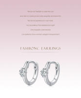 Zenyth-pendientes de Plata de Primera Ley y circón para Mujer, Aretes Pequeños, Plata esterlina 925, Circonia cúbica, zirconia, surrounded, zirconite, zirconite, Delicado de Fashion - details 0
