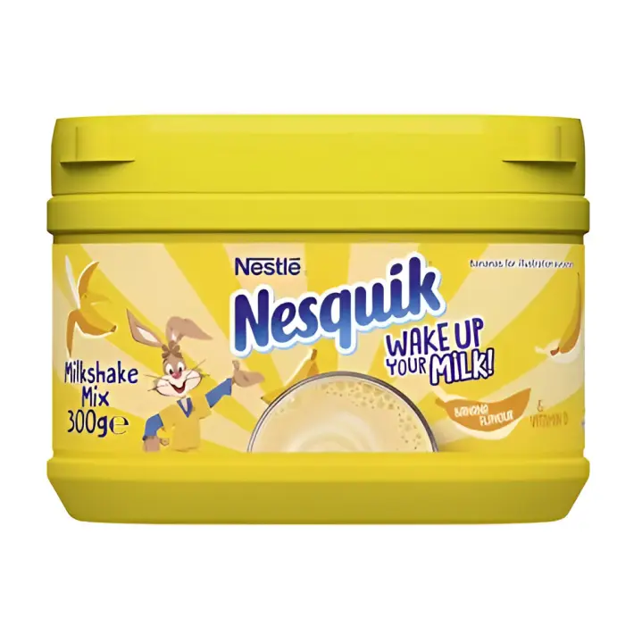 Nesquik Nestlé sabor a plátano 300g-Milshake Mix- Banana Flavour - 1