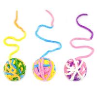 6 Pack Juguetes Para Gatos Interactivos Bolas De Lana De 20 Pulgadas Con Campana Pelota Grande De 2 Pulgadas Juguetes Para Gatos En Interiores - details 4