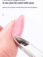 Juego De Herramientas De Uñas De Acero Inoxidable Tijeras De Arte De Uñas Eliminador De Piel Pinzas Barb Scissor Set De Corte De Uñas - details 2