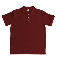 Polo de manga corta con solapa elástica de seda helada de secado rápido para hombre de verano americano - details 36