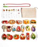 Juguete De Madera Para Bebés Juego Educativo Montessori De Caterpillar Que Come Alimentación Juguete De Habilidades Motoras Finas Para Niños Regalo - details 6