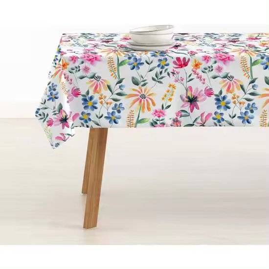 BL BELUM - Mantel Antimanchas Varios Tamaños  - Mantel Tacto Extrasuave Color Multicolor - Mantel 100% Made in Spain Tejido 100% algodón orgánico - Mantel Modelo 0120-407 - 1
