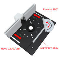 Sistema De Elevación De Router Mejorado Con Placa De Inserto De Aluminio Para Mesas De Trabajo Herramienta DIY Para Carpintería - details 25
