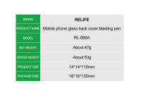 RELIFE RL-066 RL-066A Pluma De Explosión Para Reparación De Móvil Herramienta De Desmontaje De Cubierta De Vidrio Trasero Ajustable - details 18