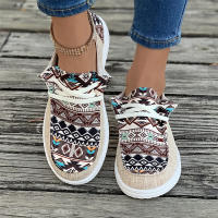 Zapatos De Caminar Para Mujer Primavera Otoño Nuevo Colorido Casual Cómodo Bocón Plataforma Gruesa Suela Tenis De Encaje Redondo - details 4