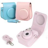 Bolsa De Hombro Para Cámara Fujifilm Instax Mini 11 9 8 Cubierta De Cuero PU Suave Con Correa Ajustable Resistente Al Agua Y Arrugas - details 3