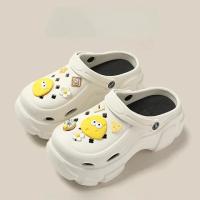BEVERGREEN Clogs Para Mujer 7CM Plataforma Exterior Impermeable Sandalias De Playa Masajeadoras Negro Diseñador Sandalias Para Verano - details 8