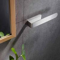 Anillo Para Toalla De Mano Adhesivo De Acero Inoxidable Negro Mate Soporte Para Toalla De Cocina Y Baño Instalación Sobre Pared - details 8