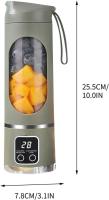 Licuadora y Exprimidor Portátil Recargable por USB - Fácil de Limpiar, Perfecto para Bebidas de Frutas y Verduras, Batidos - Capacidad de 10.14oz a 16.91oz - details 1