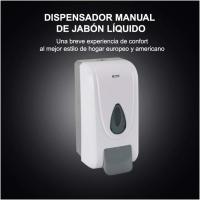 Wonduu Dispensador Manual de Gel Hidro-alcohólico | Dosificador de Pared | Capacidad 1000 Ml - details 0