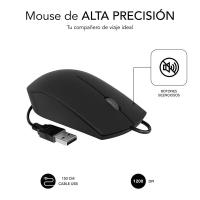 Ratón Subblim Business Silencioso/ Hasta 1200 DPI/ Blanco/ Todoterreno/ Ergonómico/ Libertad con cable - details 6