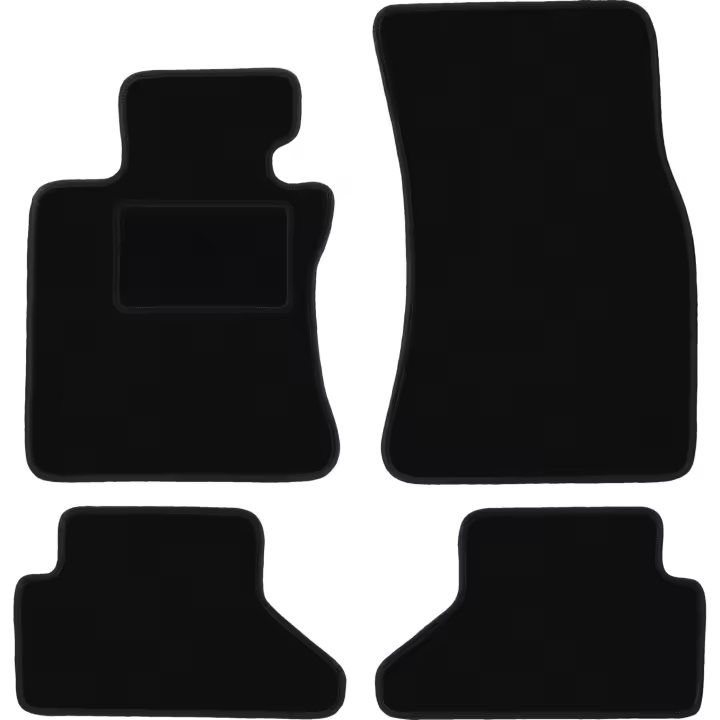 Juego completo de alfombrillas de velour para: BMW 6 E64 Cabrio (2003-2010) - 1