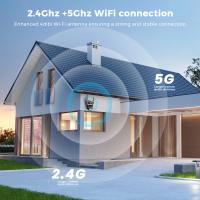 Cámara PTZ Wifi 6K 15MP Con Tres Lentes Y Tres Pantallas Vigilancia Exterior Dual Lens Dual Screens Seguimiento Automático 5Ghz WIFI 6 - details 7