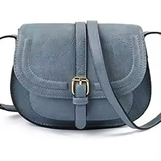 Bolso Bandolera Grande para Mujer con Correa Ajustable y Extraíble (Azul) - 1