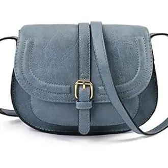 Bolso Bandolera Grande para Mujer con Correa Ajustable y Extraíble (Azul) - 1